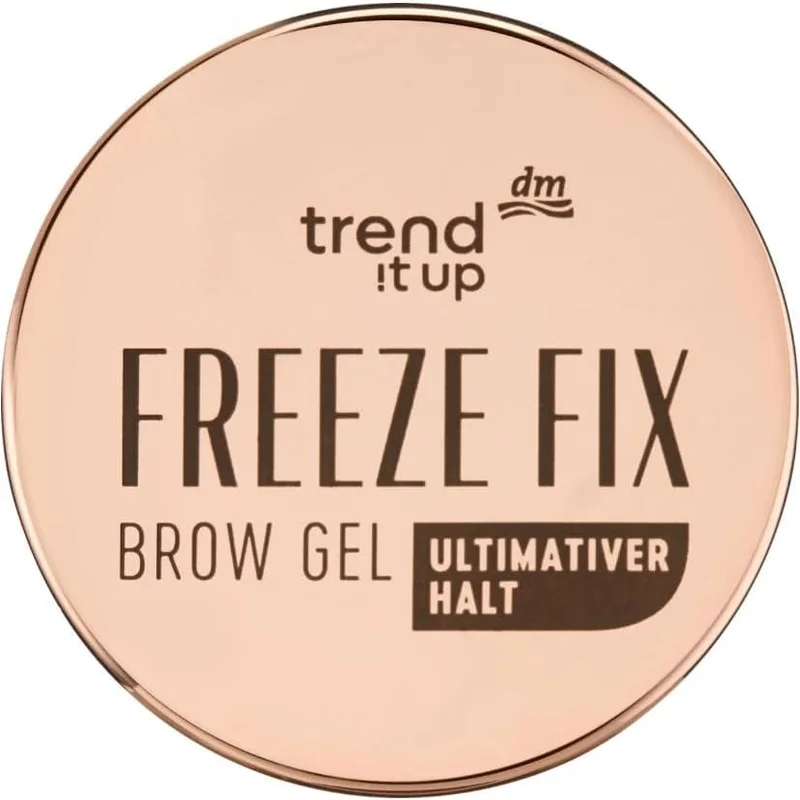 trend !t up Eyebrow gel Freeze Fix 010, 6 g, Transparent eyebrow gel,It reliably and precisely fixes