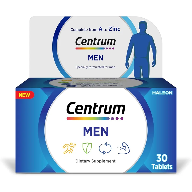 أقراص فيتامينات بي ومغنيسيوم للرجال من Centrum