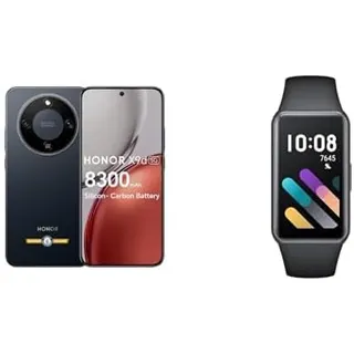 هاتف HONOR X9d 5G بذاكرة 256 جيجا ورام 8 جيجا أسود مع ساعة هونر