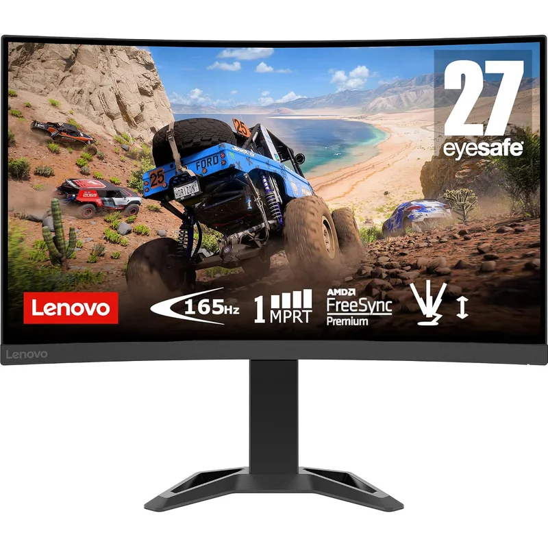 شاشة ألعاب منحنية من Lenovo مقاس 27 بوصة - G27c-30