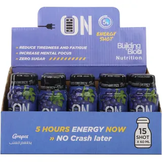 مشروب طاقة عنب قبل التمرين من ON Energy Shot