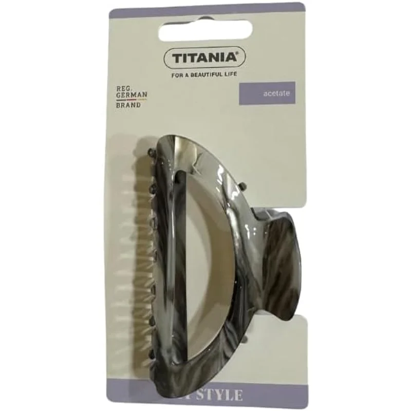 مشبك شعر Titania 8256 أسيتات بطول 9 سم