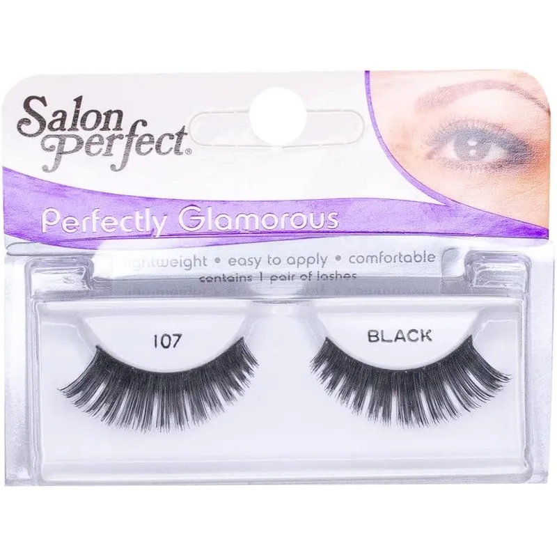 رموش شريطية Salon Perfect Glamour Lashes رقم 107 أسود