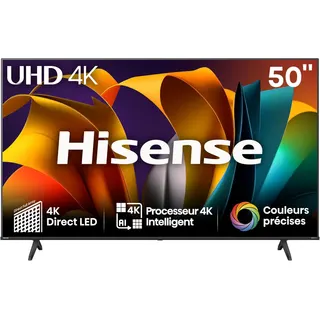 تلفزيون ذكي 50 بوصة 4K من هايسينس مع دولبي فيجن