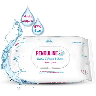 مناديل مبللة للأطفال من Penduline بماء نقي 97% - 70 منديل