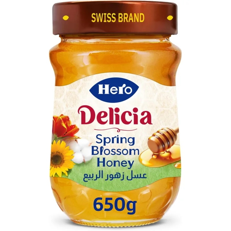 عسل زهرة الربيع من Hero Delicia - 650 جم