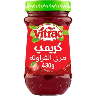 مربى فراولة كريمي من فيتراك 430 جرام