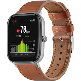 سوار جلدي متوافق مع ساعات Amazfit GTS من Chofit