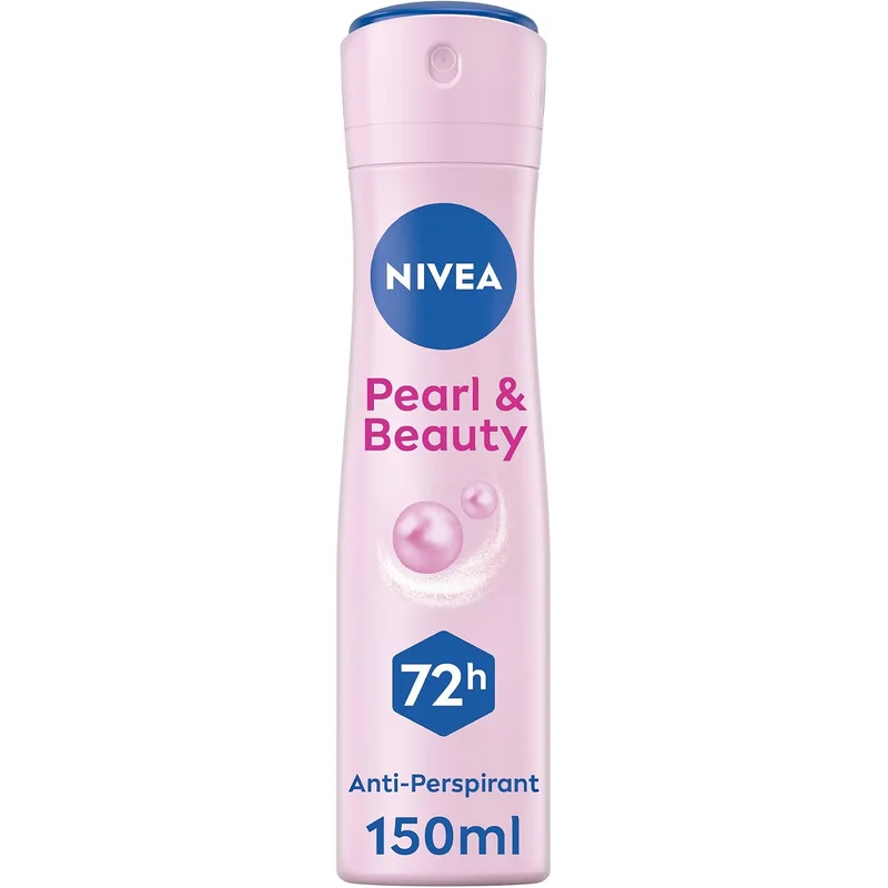 بخاخ مضاد تعرق من NIVEA للنساء بمستخلصات اللؤلؤ