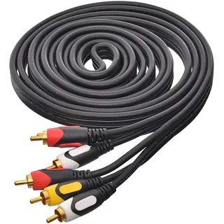 كابل AUX أسود 3 متر للأجهزة الصوتية من Point Source Audio