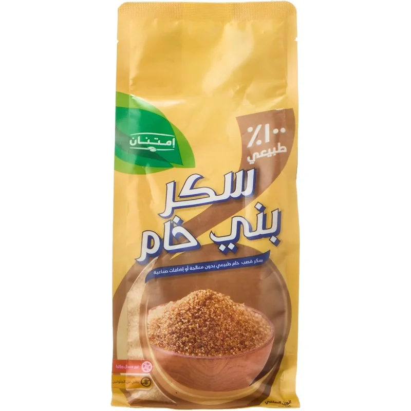سكر بني طبيعي خام 750 جرام من امتنان