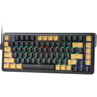 كيبورد ألعاب سلكي K649 ميكانيكي بإضاءة RGB من ريدراجون