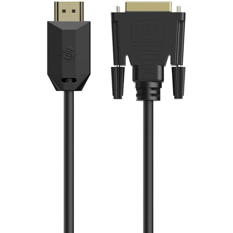 كابل HDMI إلى DVI ثنائي الاتجاه من HP بطول 2 متر