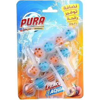 معطر تواليت من Pura برائحة الخوخ 3 قطع