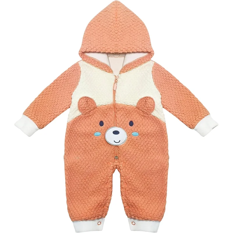 بدي رضع قطني بأكمام طويلة بشكل كلب من Baby Shoora