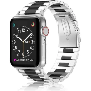سوار معدني من الستانلس ستيل متوافق مع Apple Watch من Next Store