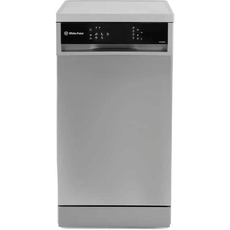 غسالة أطباق من وايت بوينت، 5 برامج، فضي، WPD105 DS