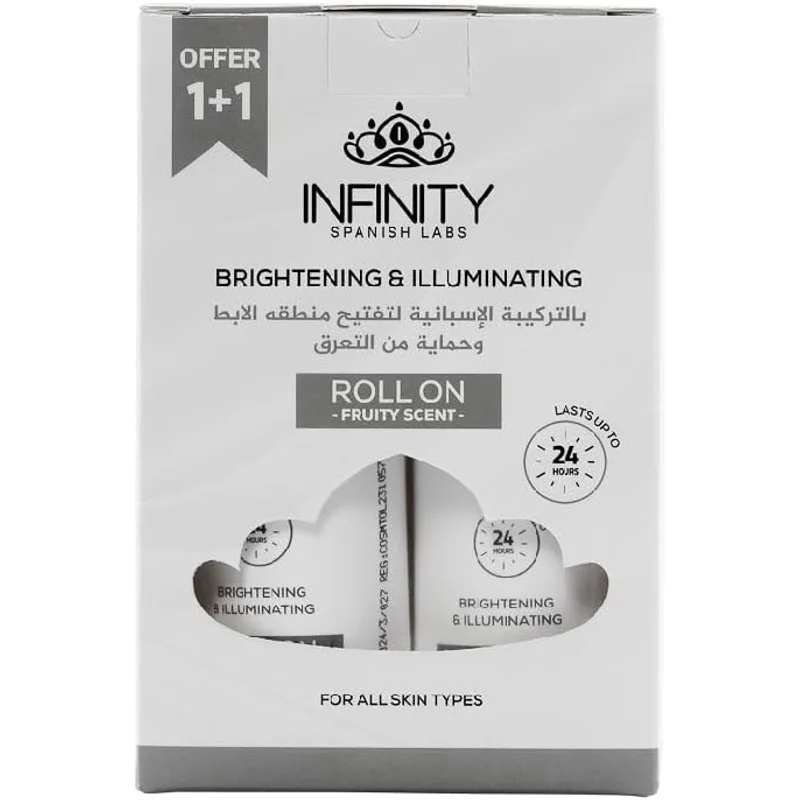 رولون تفتيح Infinity برائحة الفواكه - عبوة من قطعتين