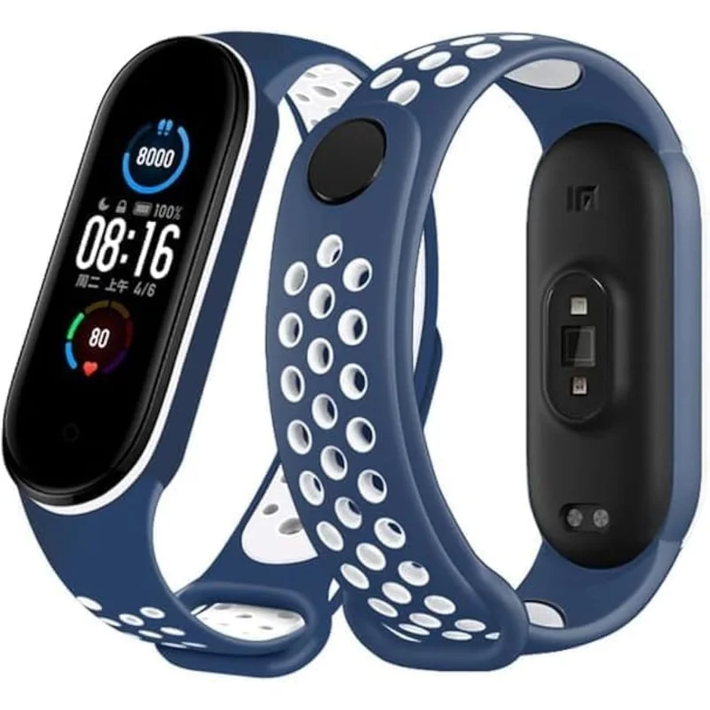 سوار سيليكون رياضي مريح متوافق مع Mi Band 5 و6 من Next store