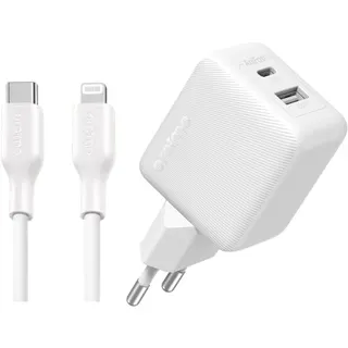 شاحن حائط USB-C من اورايمو 20 وات بمنفذين