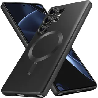 جراب مغناطيسي أسود لسامسونج Galaxy S25 Ultra من Goarshy