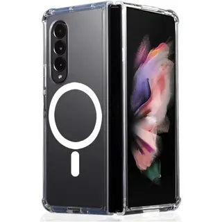 غطاء مغناطيسي شفاف TPU لسامسونج زد فولد 3 5G مقاوم للصدمات