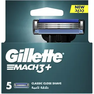 شفرات حلاقة Gillette Mach3+ - 5 قطع