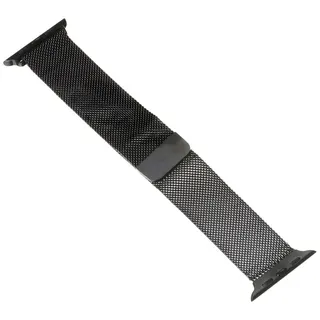 سوار معدني مغناطيسي لساعة Apple Watch مقاس 42-44 ملم - أسود