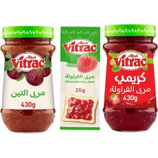 باقة مربى فيتراك بنكهات متعددة (24 كيس + عبوتين)