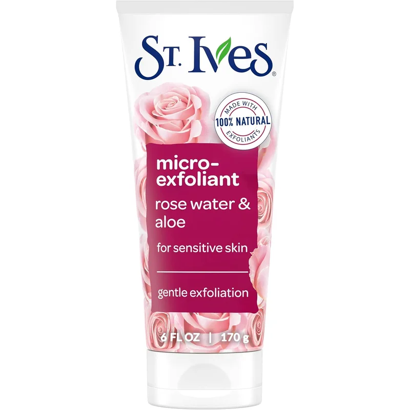 مقشر وجه Gentle Smoothing من ST. Ives بماء الورد
