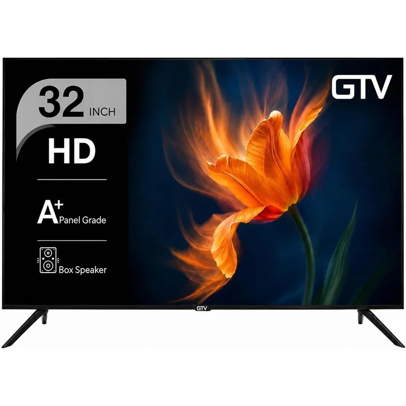 تلفزيون جي تي في LED بدون إطار 32 بوصة HD