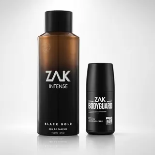 عطر زاك إنتنس بلاك جولد 150 مل مع رول أون