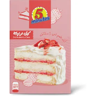 كيك الفراولة من 5 مينتس - 380 جرام