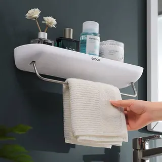 حامل مناشف حائطي متعدد الاستخدامات إيكوكو