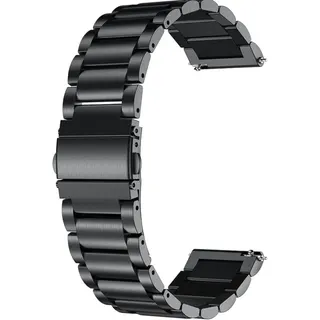 سوار ساعة معدني ثقيل 20mm من INEFABLE لساعات Amazfit وSamsung