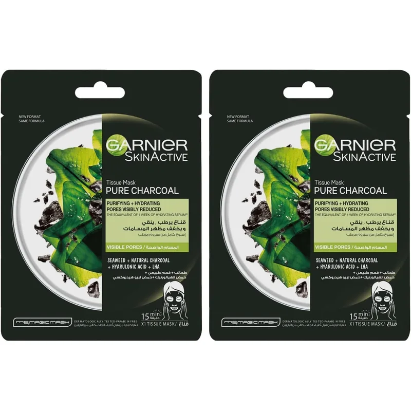ماسك فحم من Garnier للبشرة