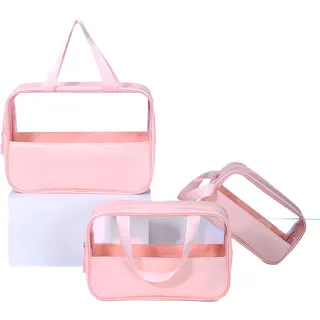 حقيبة تواليت وردية من Karen Millen