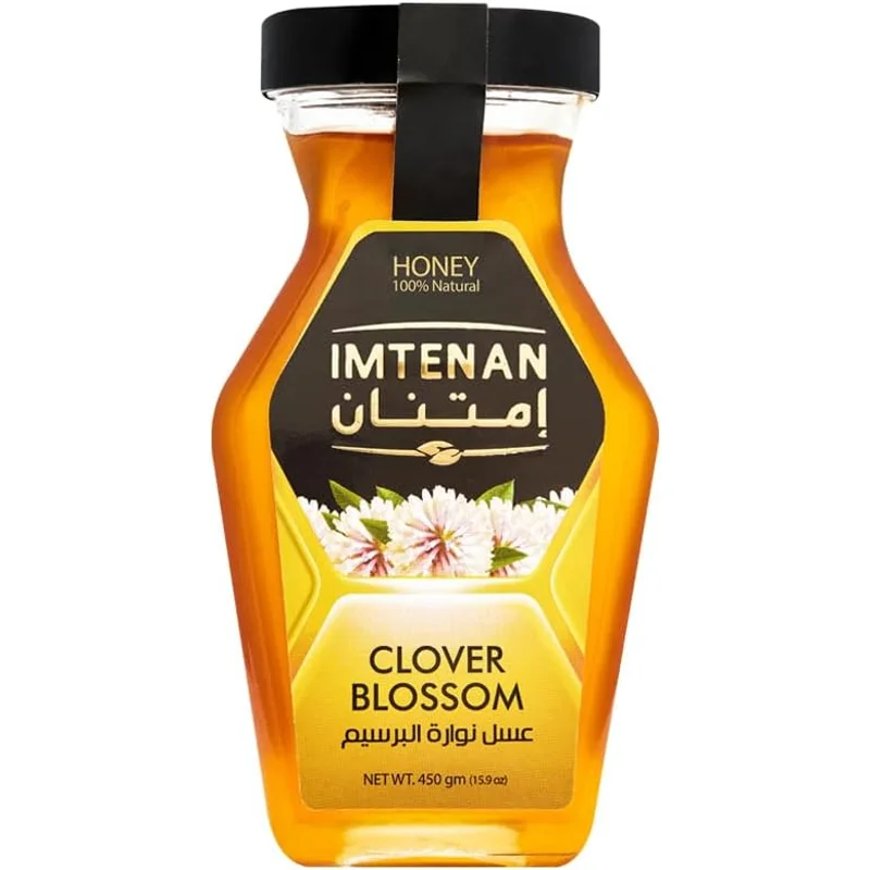 عسل نحل برسيم من Imtenan 450 جرام