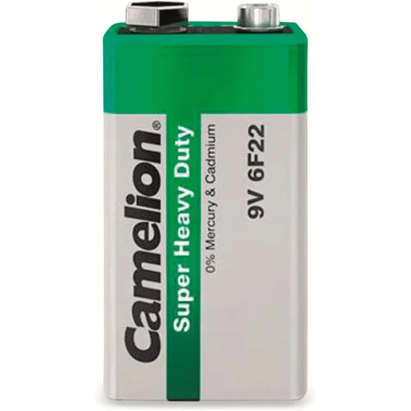 بطارية 9 فولت 6F22 من Camelion بتغليف انكماش حراري