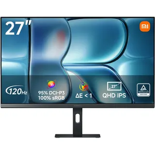 شاشة شاومي 27 إنش 2K A27Qi بدقة QHD ومعدل 120 هرتز