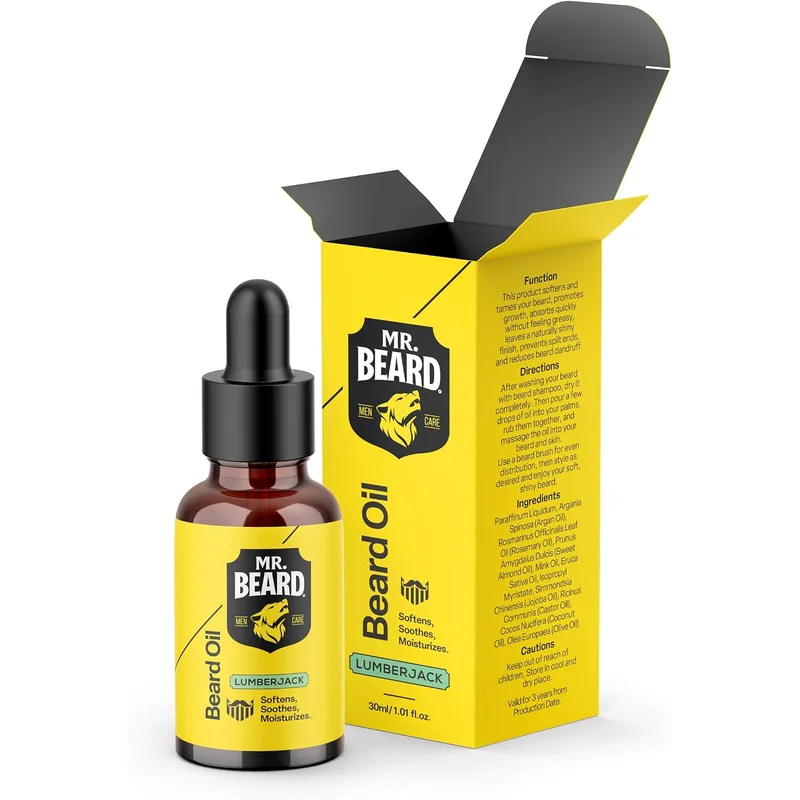 زيت لحية Mr. Beard مغذي بحجم 30 مل
