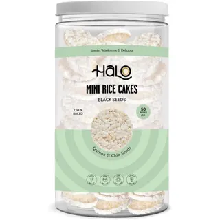 كعك أرز ميني ببذور الكمون الأسود من Halo