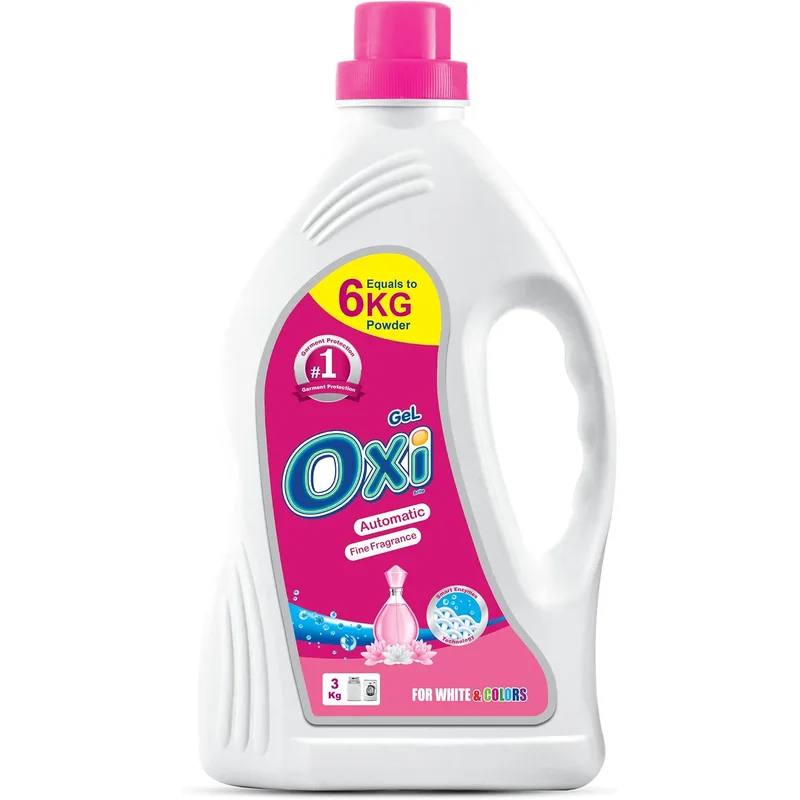 جل غسيل ملابس من Oxi برائحة نسيم العطور 3 كجم