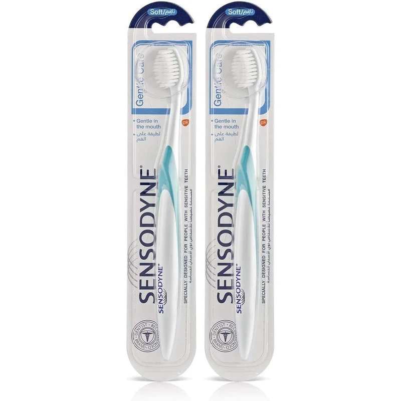 فرشاة أسنان Sensodyne Gentle Care (عبوة 2)
