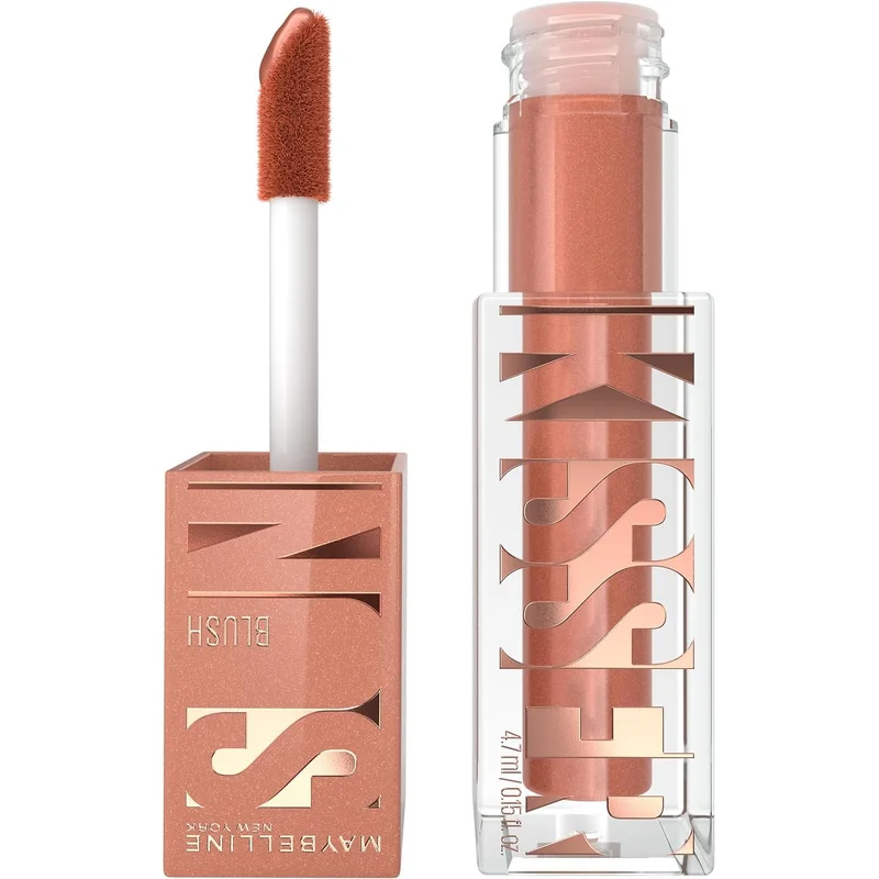 بلاشر سائل مضيء من Maybelline بفيتامين E لإطلالة مشمسة