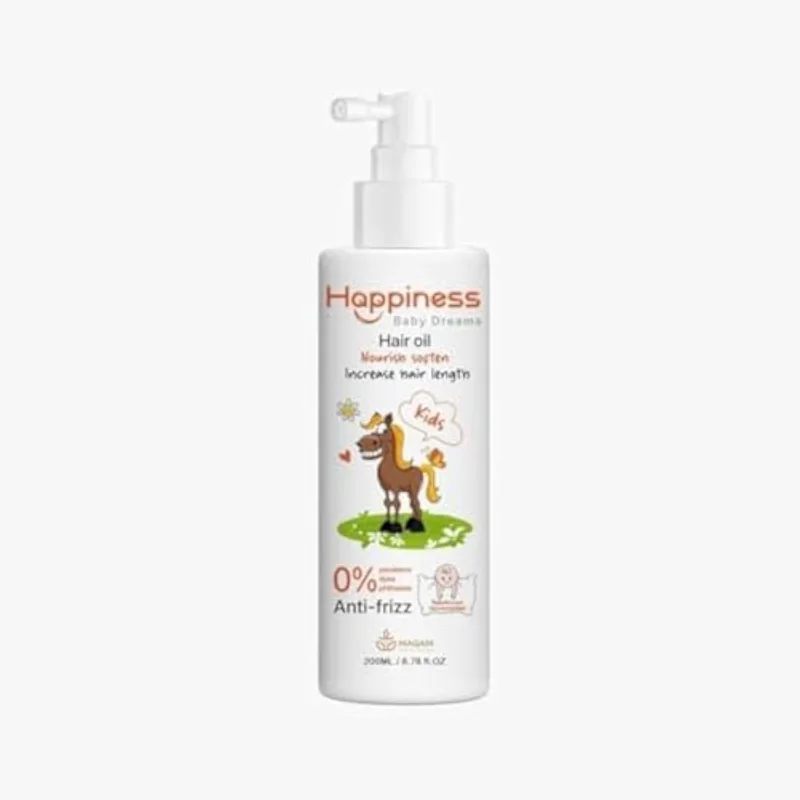 زيت شعر أطفال طبيعي من Happiness