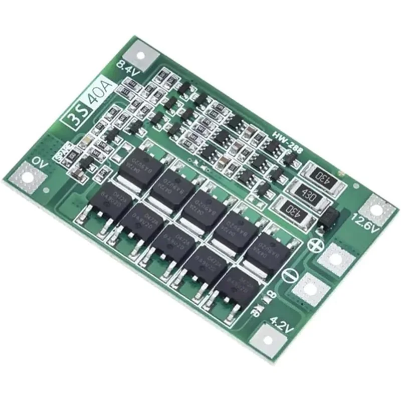 لوحة شحن بطارية ليثيوم 3S 40A 12.6V من Keendex