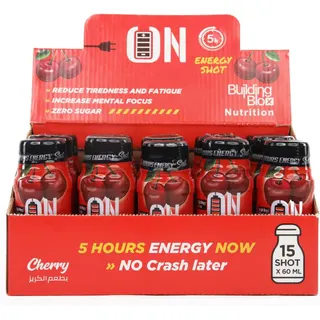 مشروب طاقة ON Energy Shot بنكهة الكرز 15 جرعة