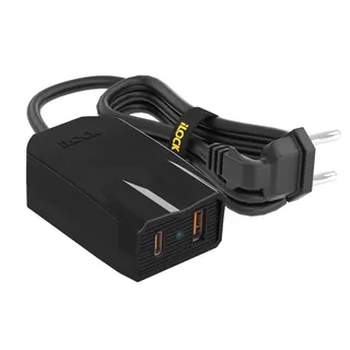 شاحن iLOCK ميني بمنفذي Type-C و Type-A شحن سريع 3 متر
