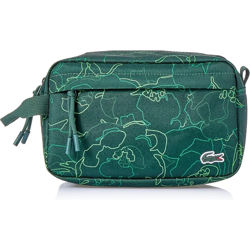 حقيبة أدوات زينة Lacoste NU4694HN بتصميم زهري